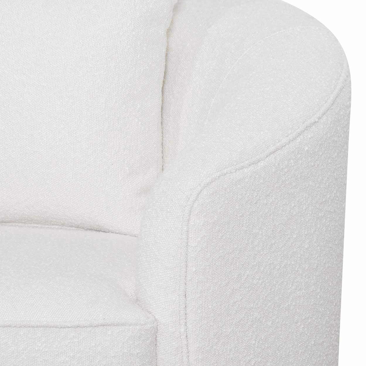 FC Armchair - Ivory White Boucle