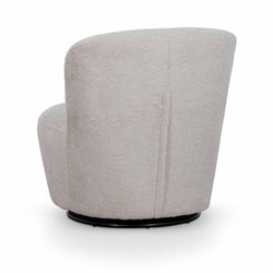 FC Swivel Lounge Chair - Ivory Teddy