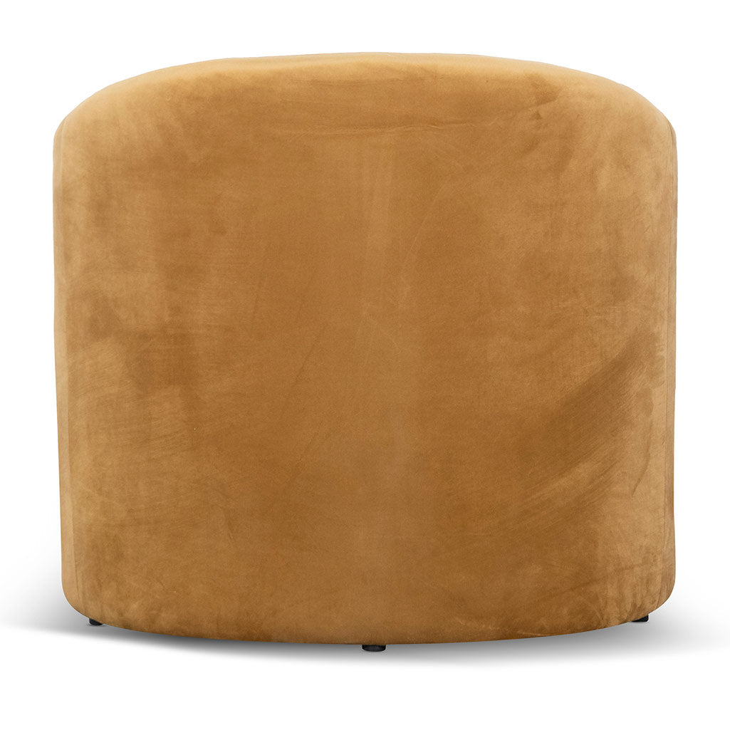 FC Velvet Armchair - Mustard