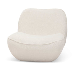 FC Lounge Chair - Ivory White Boucle