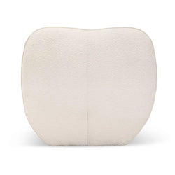 FC Lounge Chair - Ivory White Boucle