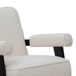 FC Armchair - Ivory White Sherpa