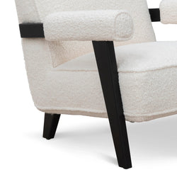 FC Armchair - Ivory White Sherpa