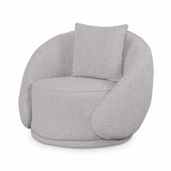 FC Armchair - Ash Grey Boucle
