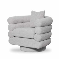 FC Armchair - Ash Grey Boucle