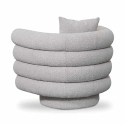 FC Armchair - Ash Grey Boucle