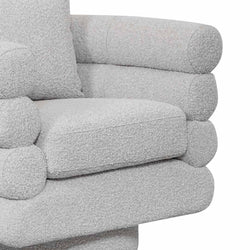 FC Armchair - Ash Grey Boucle