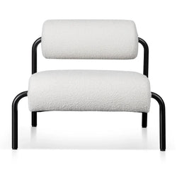 FC Lounge Chair - Ivory White Boucle