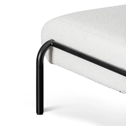 FC Lounge Chair - Ivory White Boucle