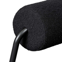 FC Lounge Chair - Black Boucle