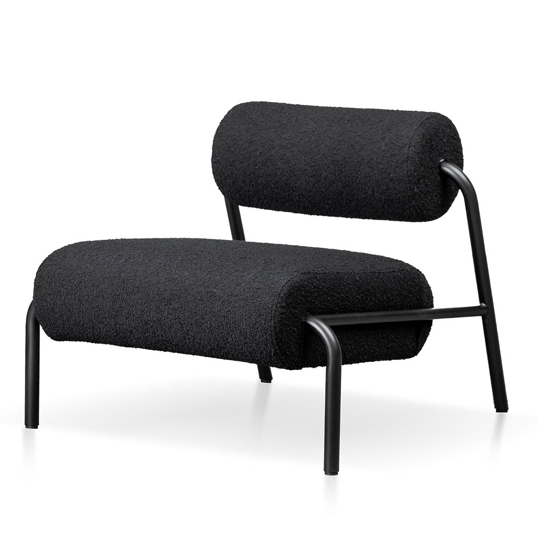 FC Lounge Chair - Black Boucle