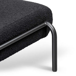 FC Lounge Chair - Black Boucle