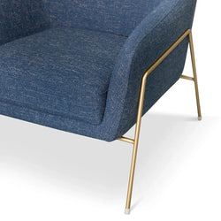 FC Fabric Armchair - Dark Blue