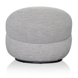 FC Swivel Fabric Lounge Chair - Fog Grey