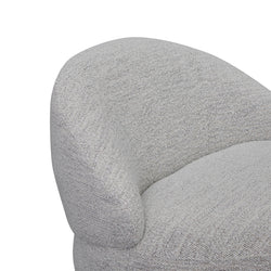 FC Swivel Fabric Lounge Chair - Fog Grey