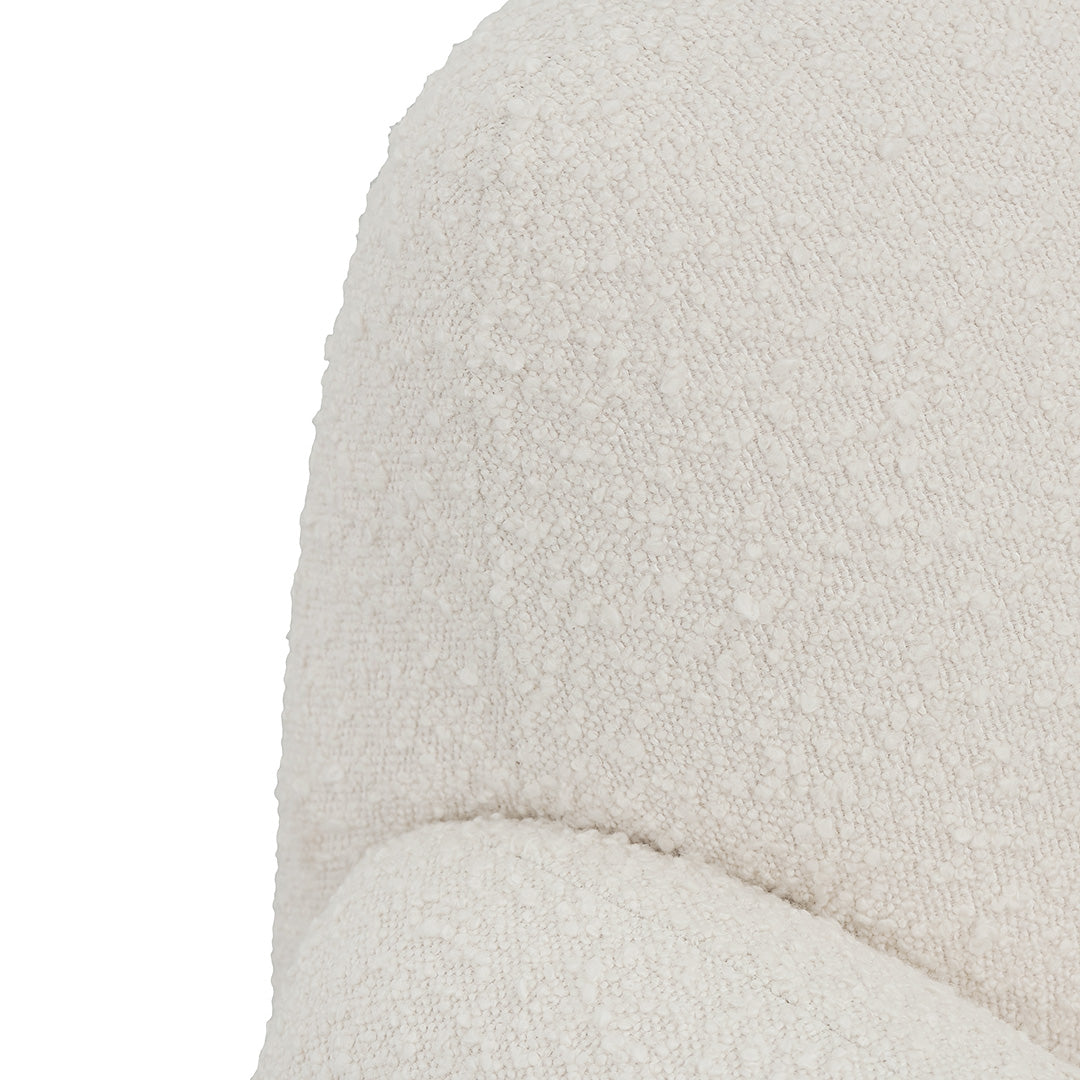 FC Armchair - Ivory White Boucle