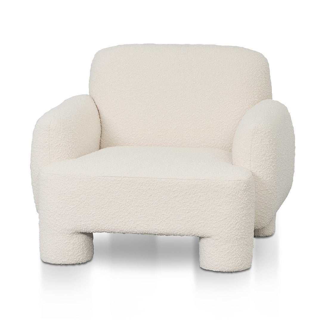 FC Armchair - Ivory White Boucle