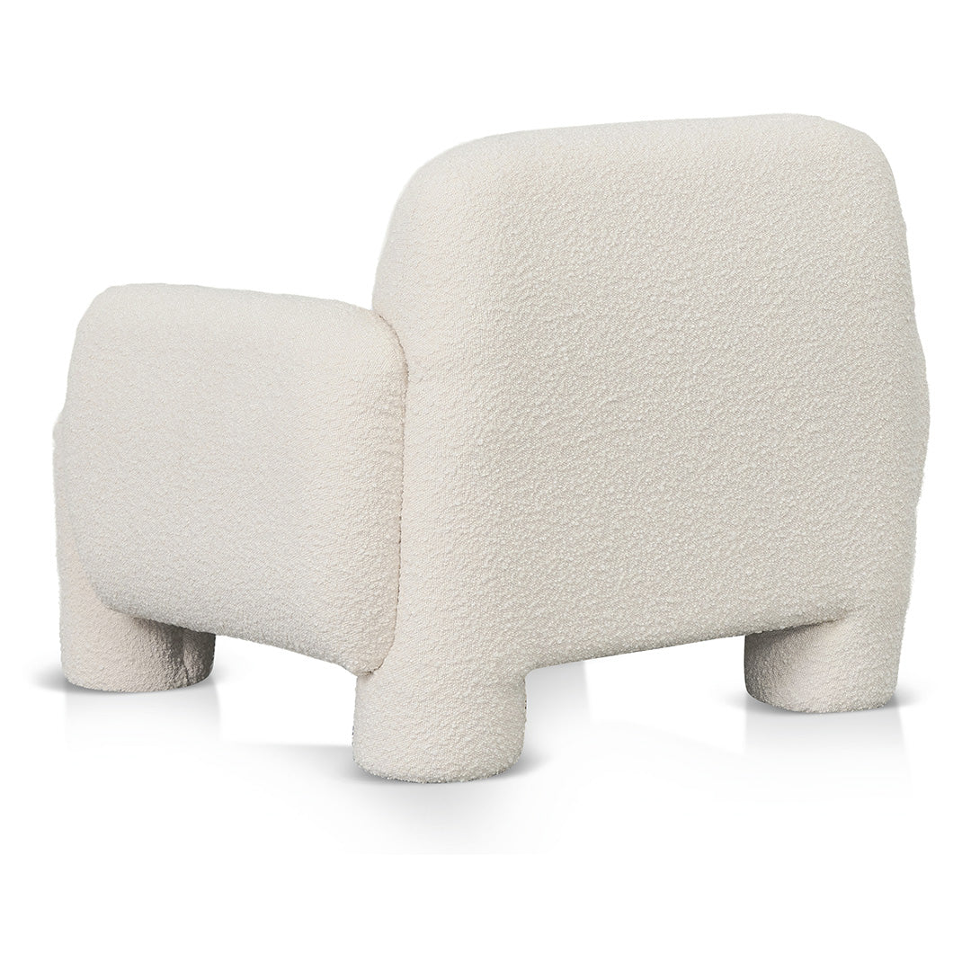 FC Armchair - Ivory White Boucle