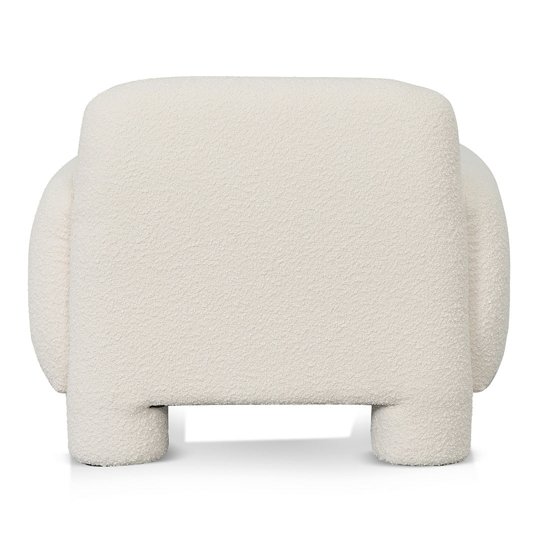 FC Armchair - Ivory White Boucle