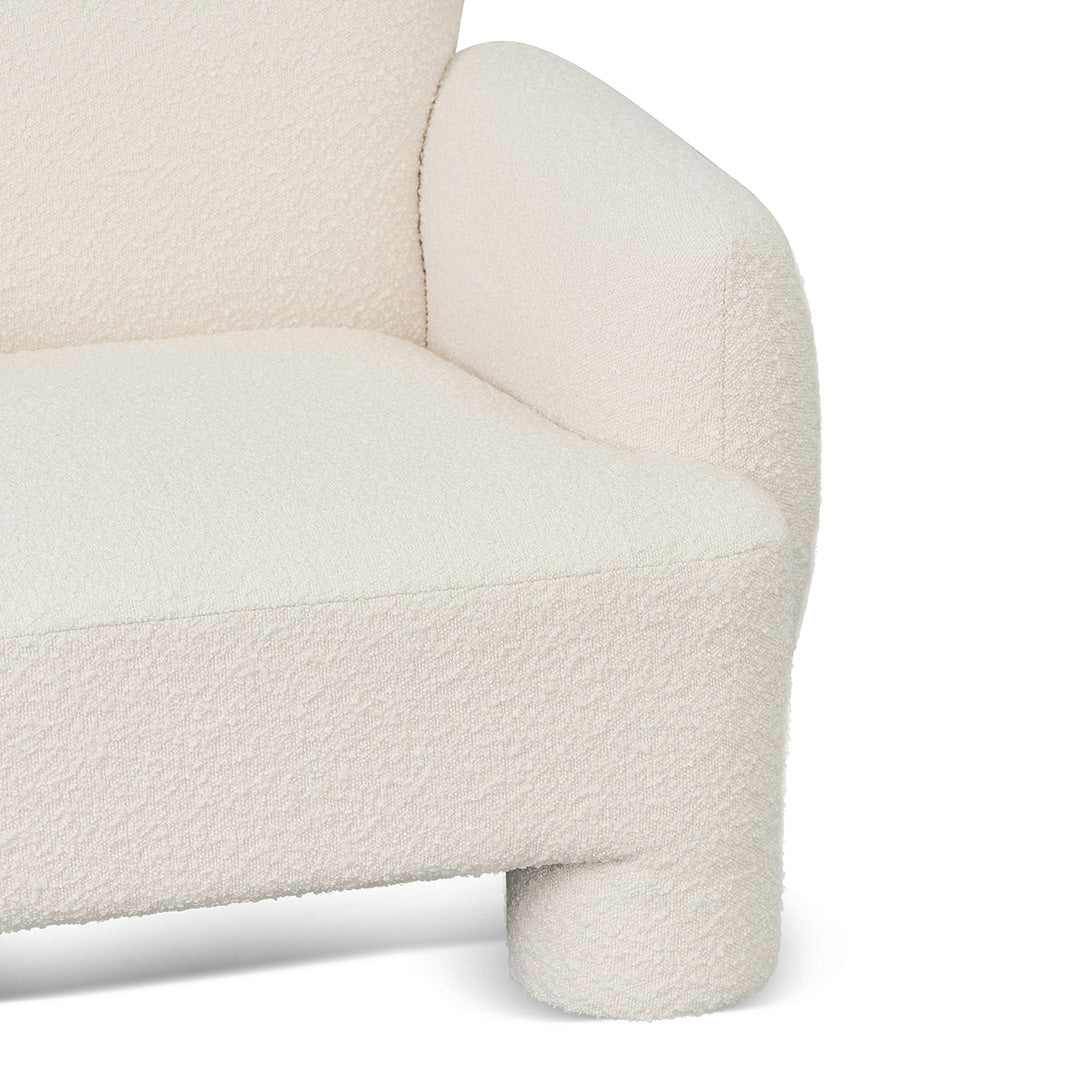 FC Armchair - Ivory White Boucle