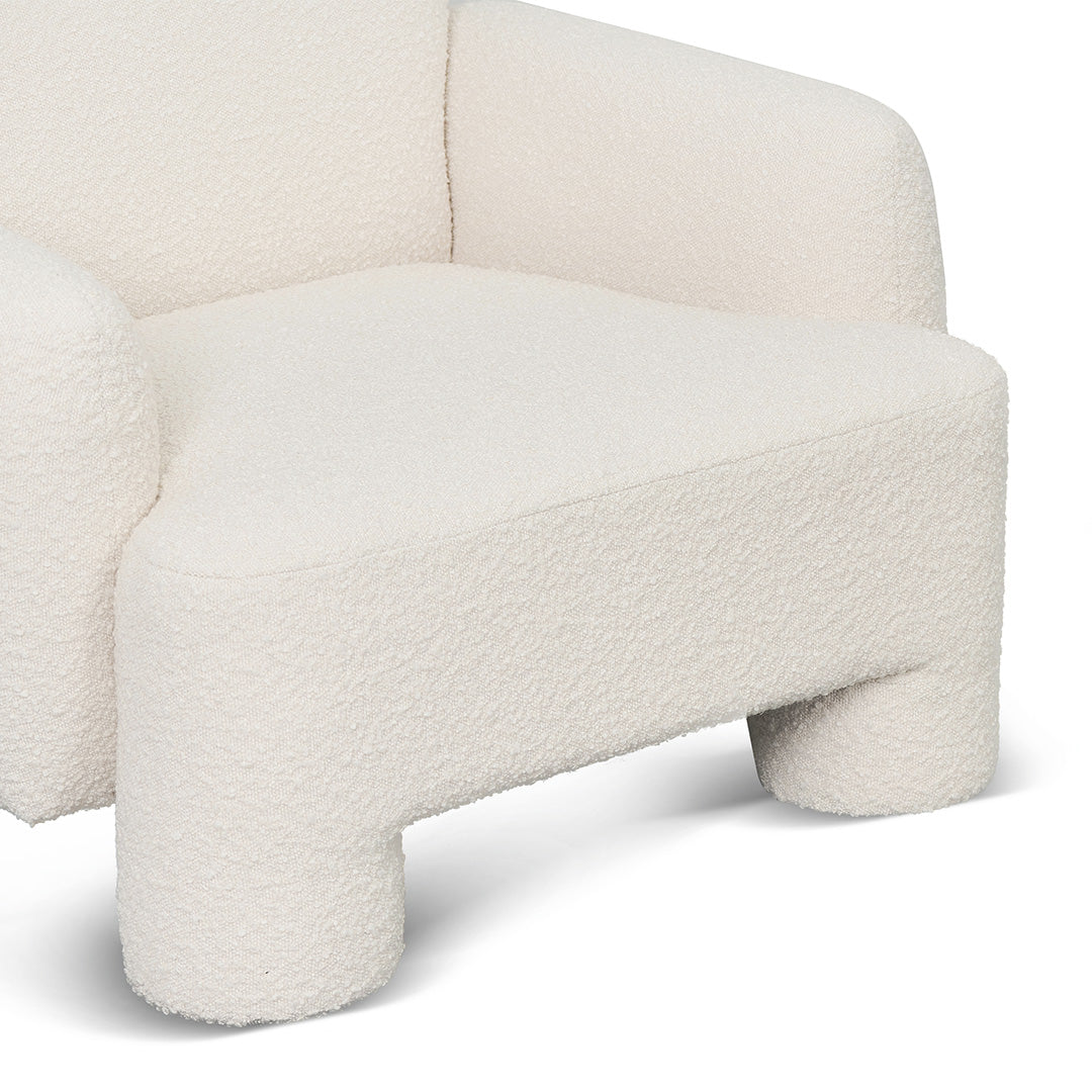 FC Armchair - Ivory White Boucle