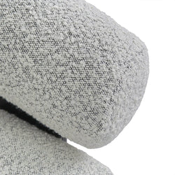 FC Pepper Boucle Armchair - Black Legs