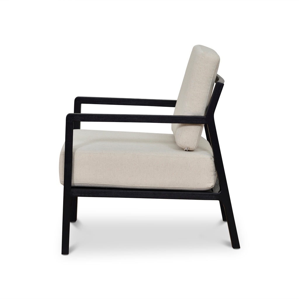 FC Black Elm Armchair - Light Beige