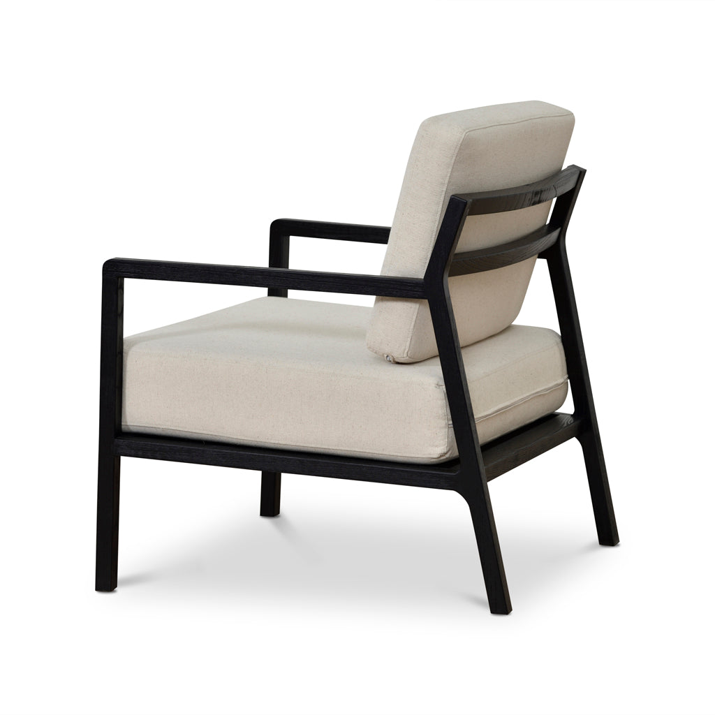 FC Black Elm Armchair - Light Beige