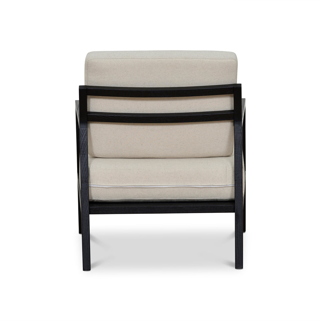 FC Black Elm Armchair - Light Beige