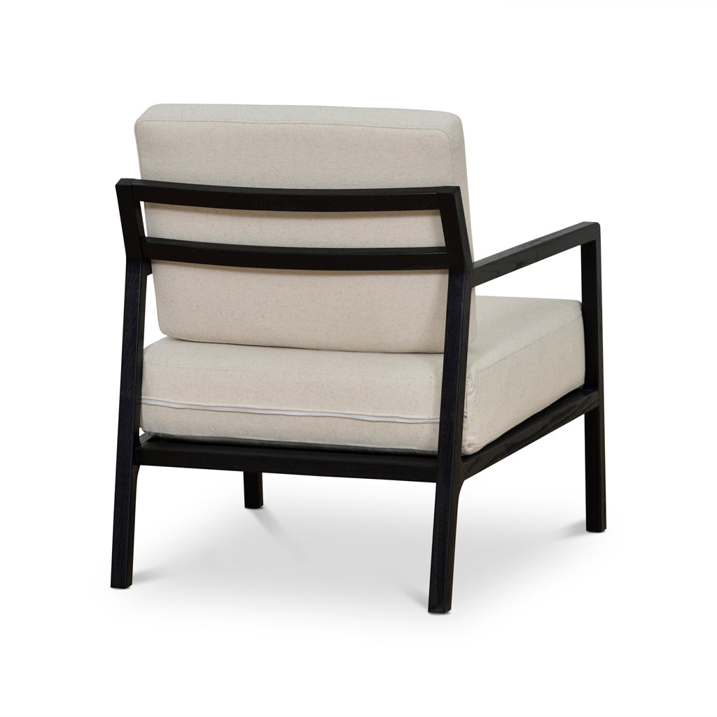 FC Black Elm Armchair - Light Beige