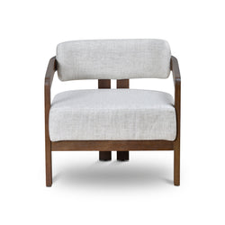 FC Walnut Armchair - Linen
