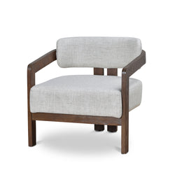 FC Walnut Armchair - Linen