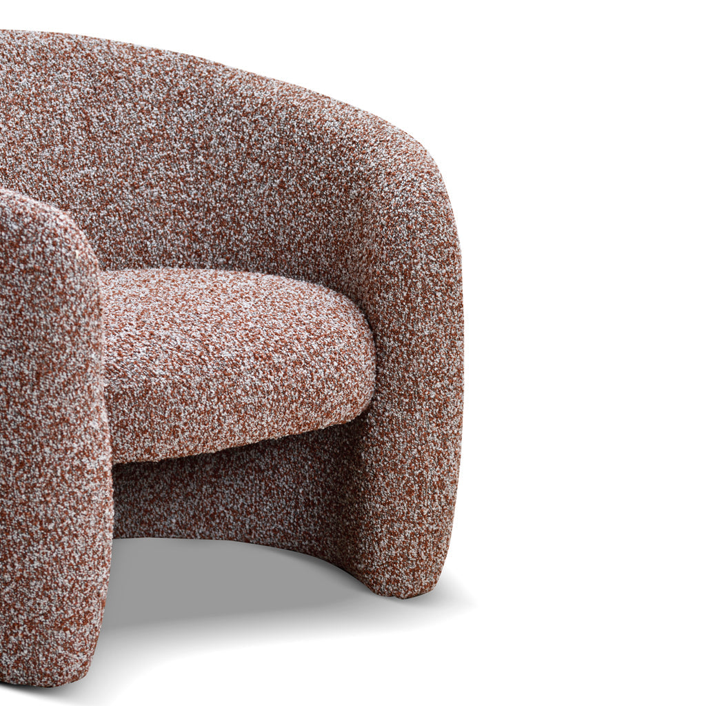 FC Armchair - Rustic Brown Boucle