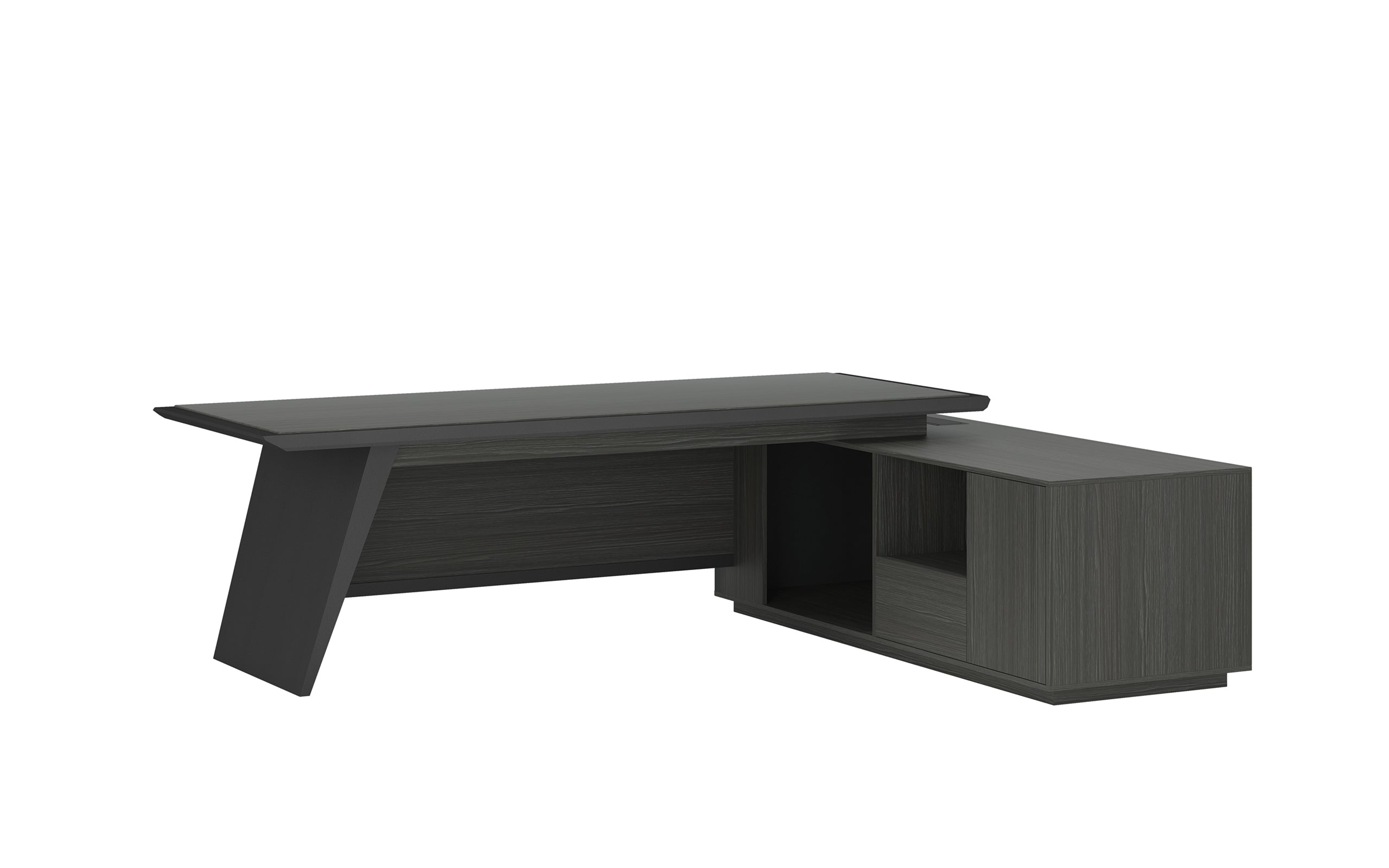 Wrestler Executive Desk 2m Right Return– Wooden Grain Finish