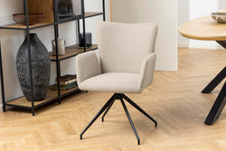 Laura Dining Chair Beige W7.5XD62XH86cm (Melbourne Only)