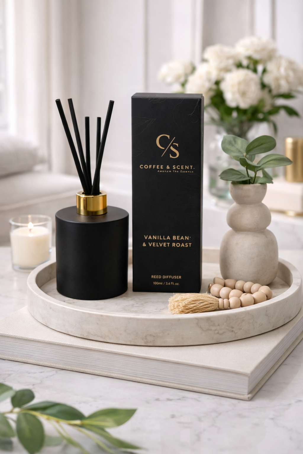 Coffee & Scentt Reed Diffuser Vanilla Bean & Velvet Roast (200ml)
