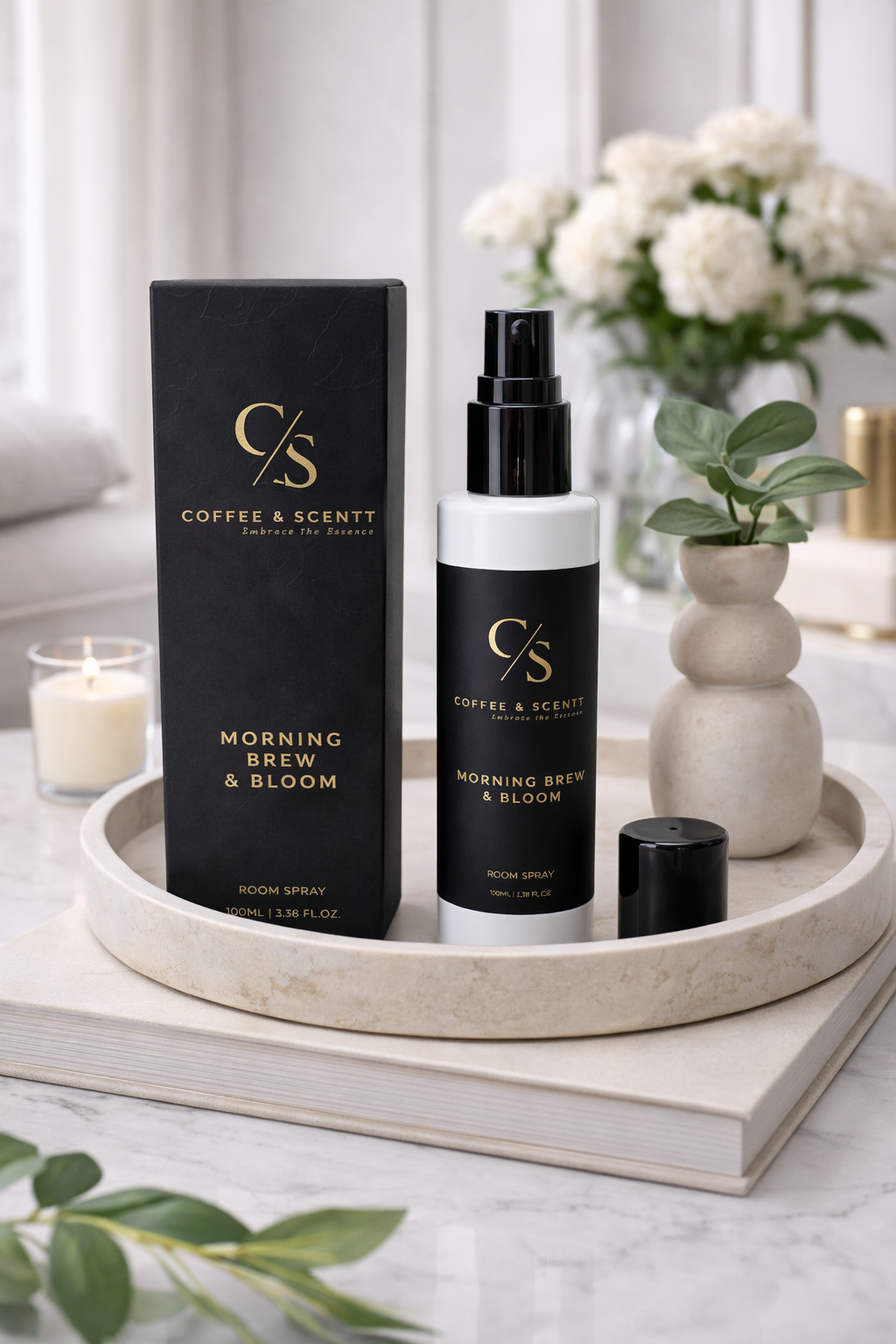 Coffee & Scentt Botanical Aromatherapy Room Spray Morning Brew & Bloom (150ml)