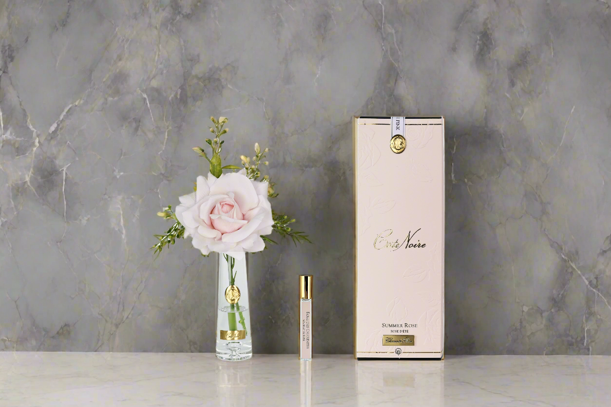 Cote Noire Summer Rose - French Pink - Gold Badge - SRG06