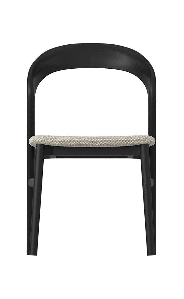 Tempo Dining Chair – Upholstered Black 53X59.5X83cm