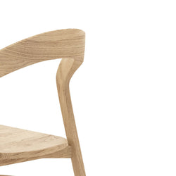 Nestor Dining Chair Soild American Oak – Timber Seat W49XD53XH82cm (Melbourne Only)