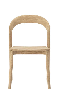 Nestor Dining Chair Soild American Oak – Timber Seat W49XD53XH82cm (Melbourne Only)