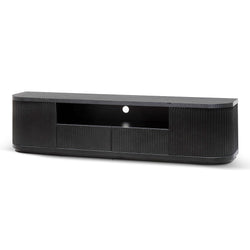 Hellan 2m Wooden Entertainment TV Unit Black & White