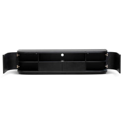 Hellan 2m Wooden Entertainment TV Unit Black & White