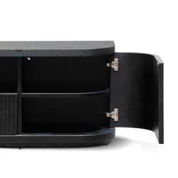 Hellan 2m Wooden Entertainment TV Unit Black & White