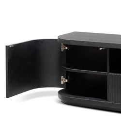 Hellan 2m Wooden Entertainment TV Unit Black & White