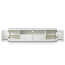 Hellan 2m Wooden Entertainment TV Unit Black & White
