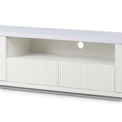 Hellan 2m Wooden Entertainment TV Unit Black & White