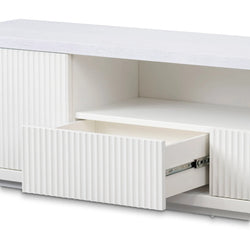 Hellan 2m Wooden Entertainment TV Unit Black & White