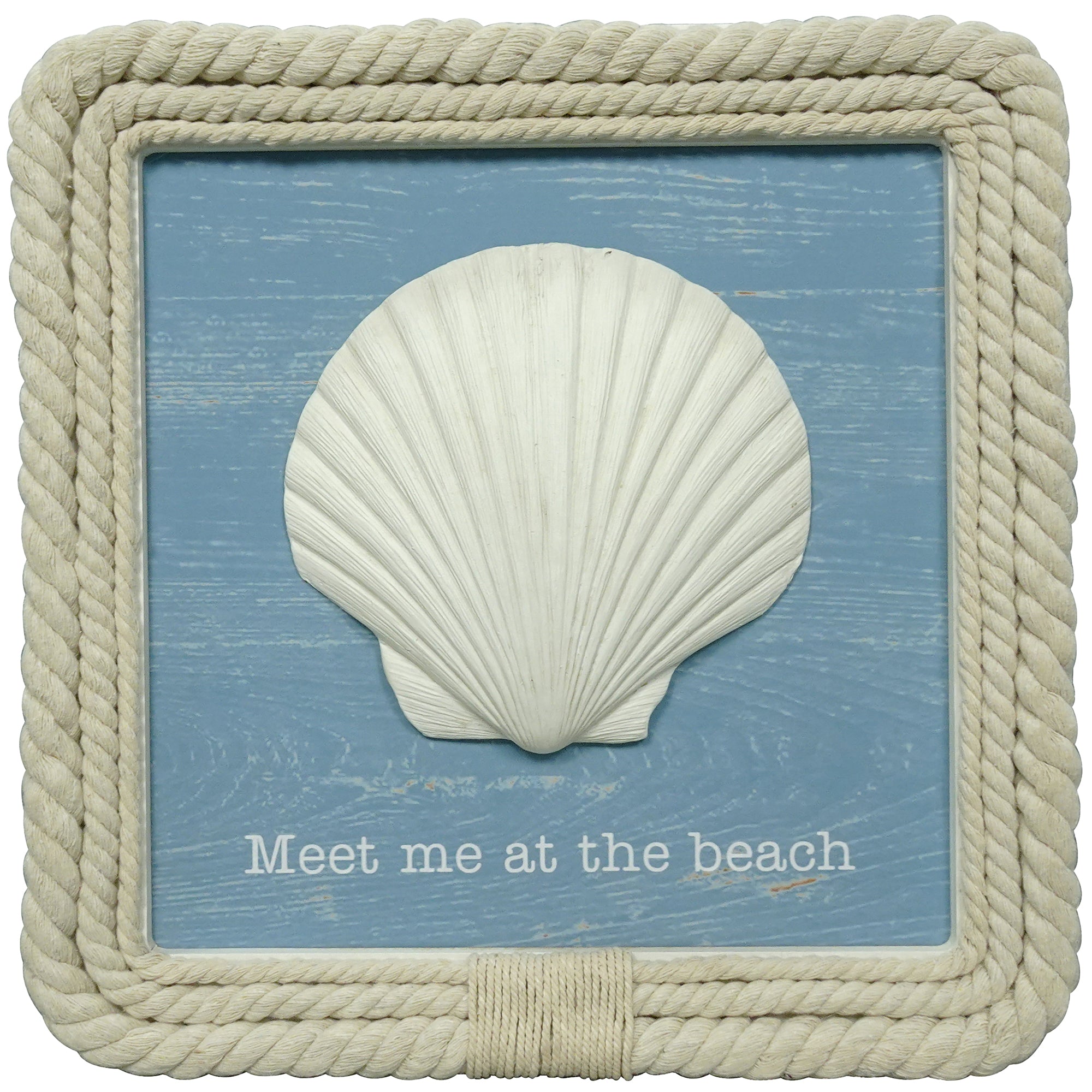 Clam the Beach WoodPlaque 36x36