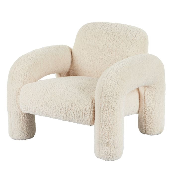 Amalfi Mia Armchair Off White 90.5x81x75cm